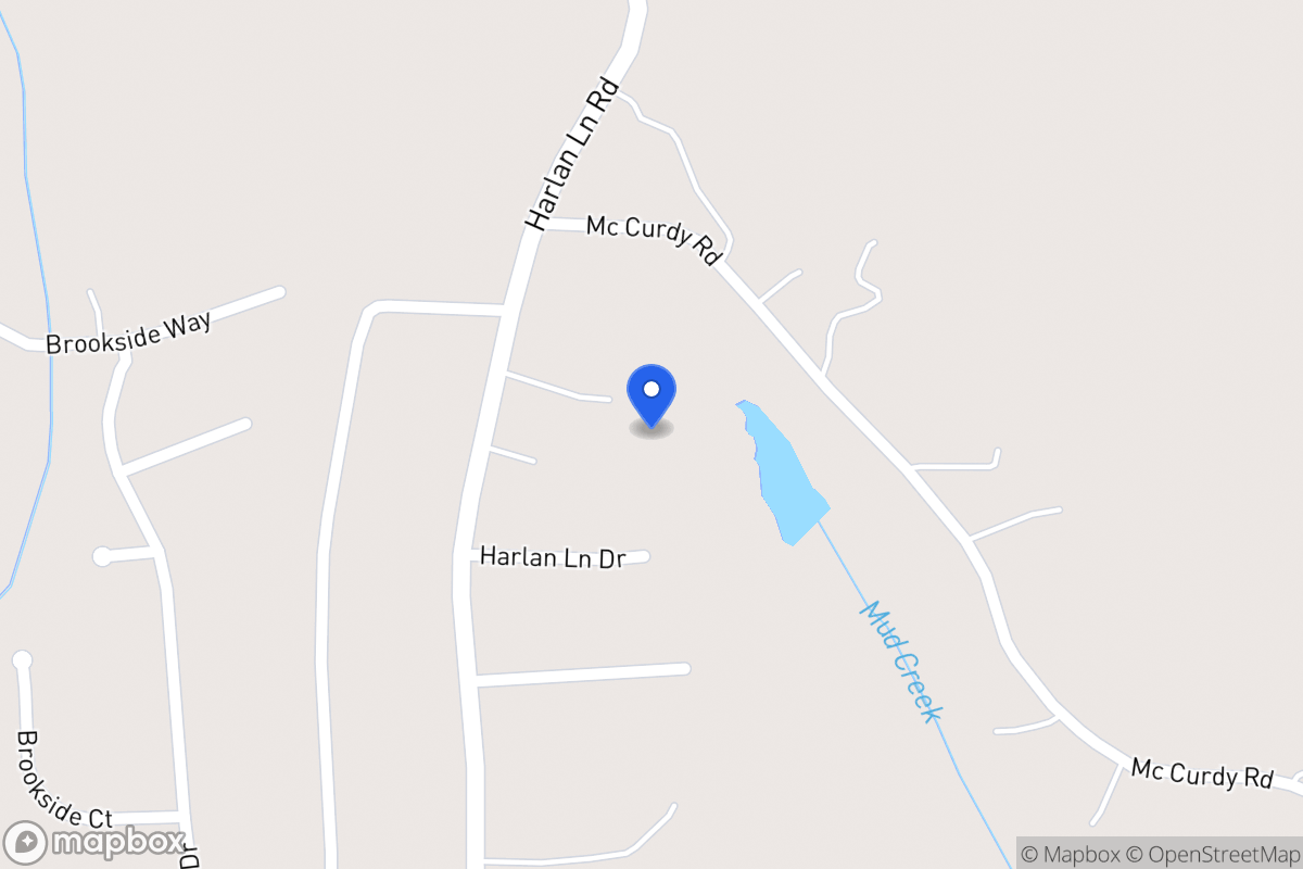 Map of 277 Harlan Lane Rd