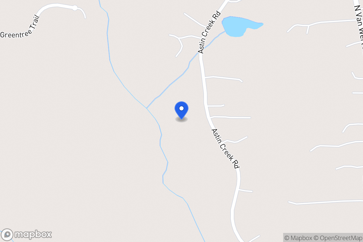 Map of 244 Astin Creek Rd