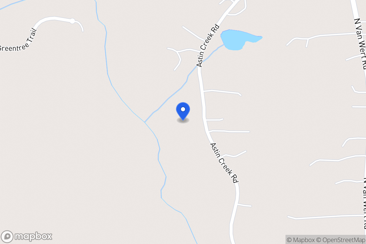 Map of 256 Astin Creek Rd