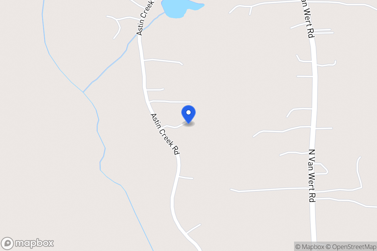 Map of 207 Astin Creek Rd