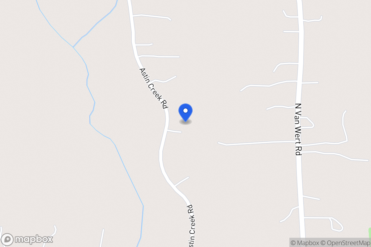 Map of 165 Astin Creek Rd