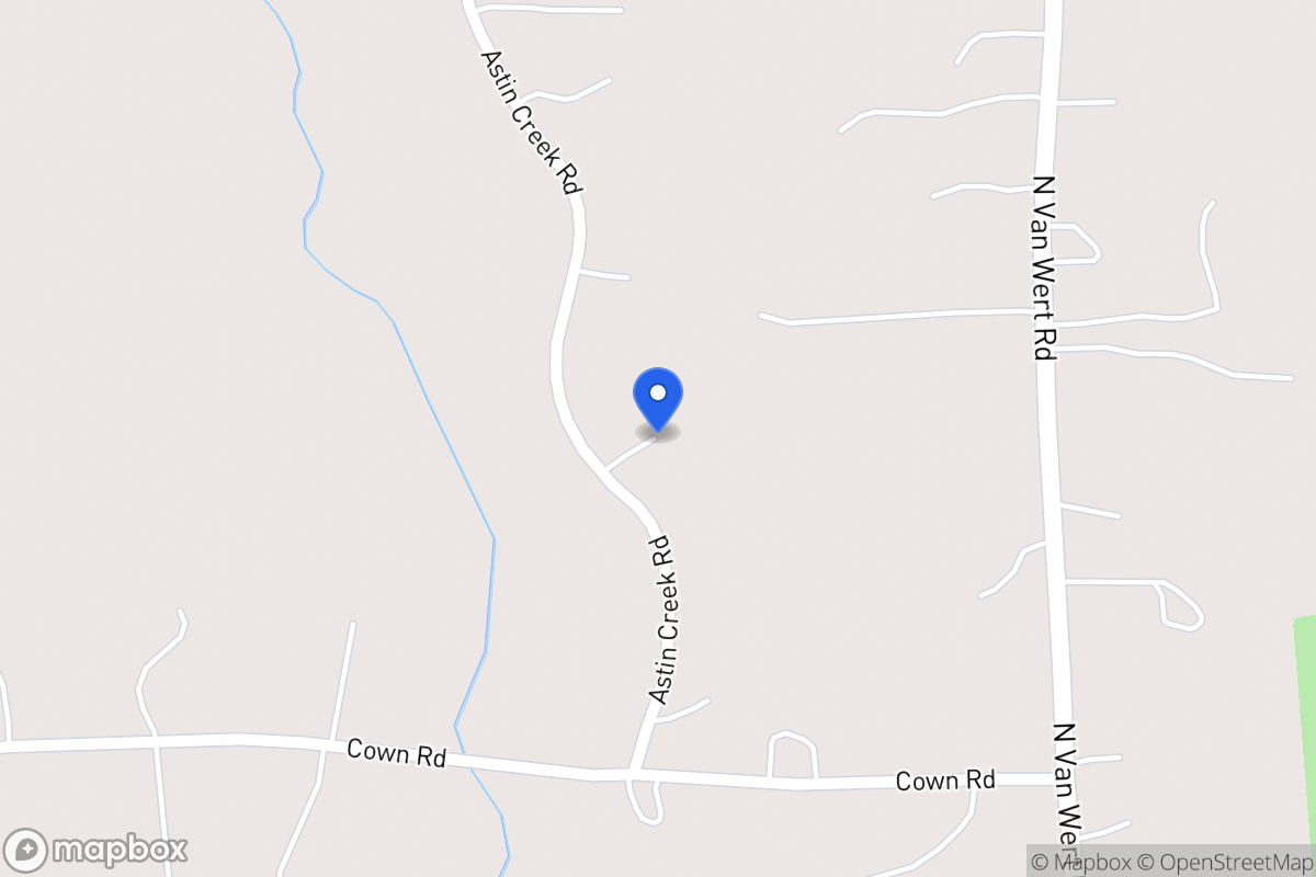 Map of 93 Astin Creek Rd
