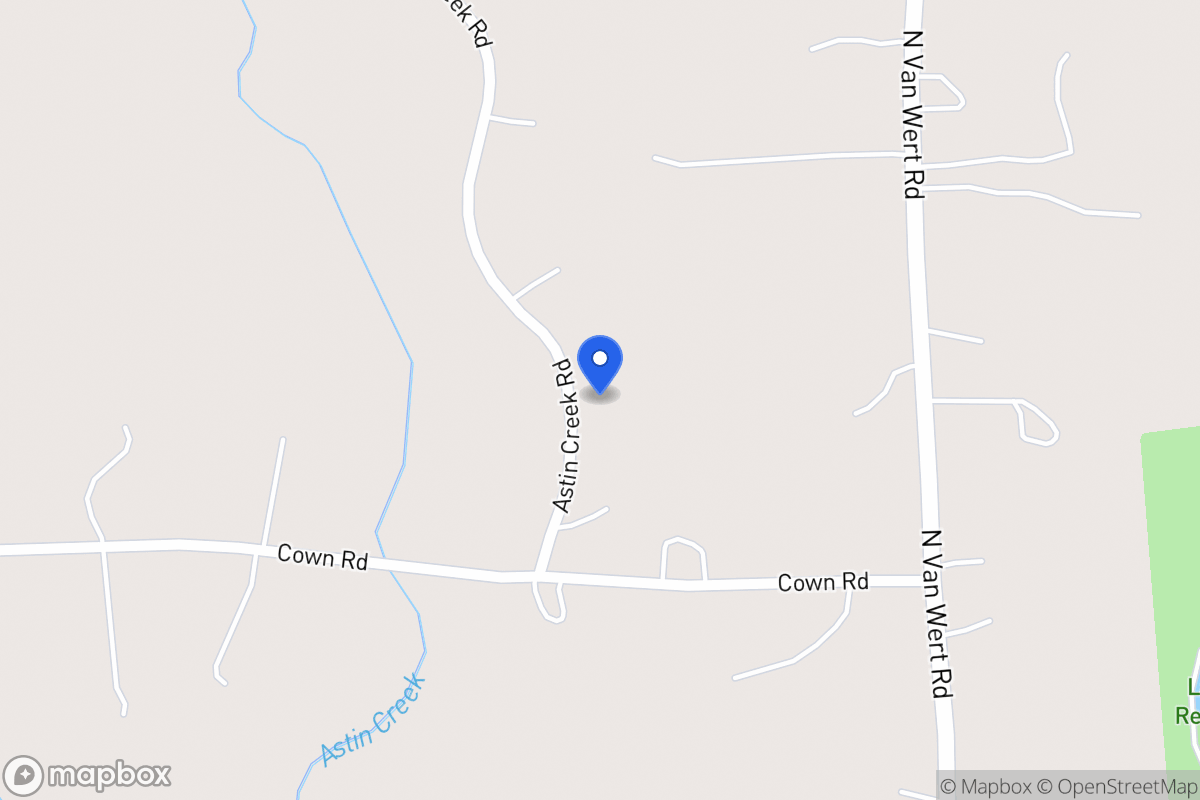 Map of 53 Astin Creek Rd