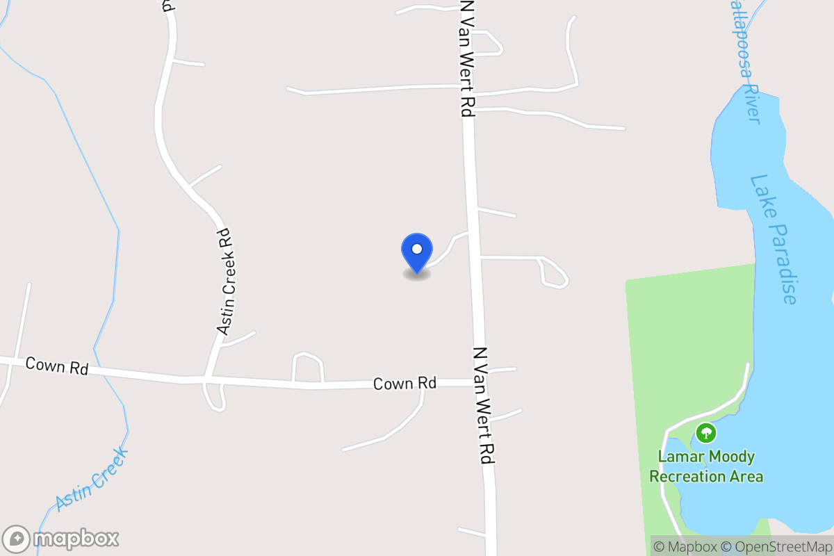 Map of 1002 N Van Wert Rd
