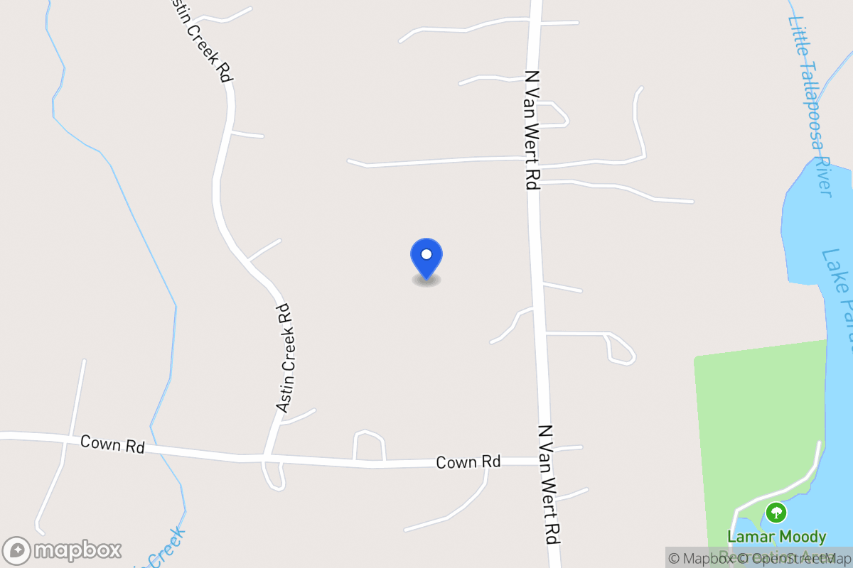 Map of 1028 N Van Wert Rd
