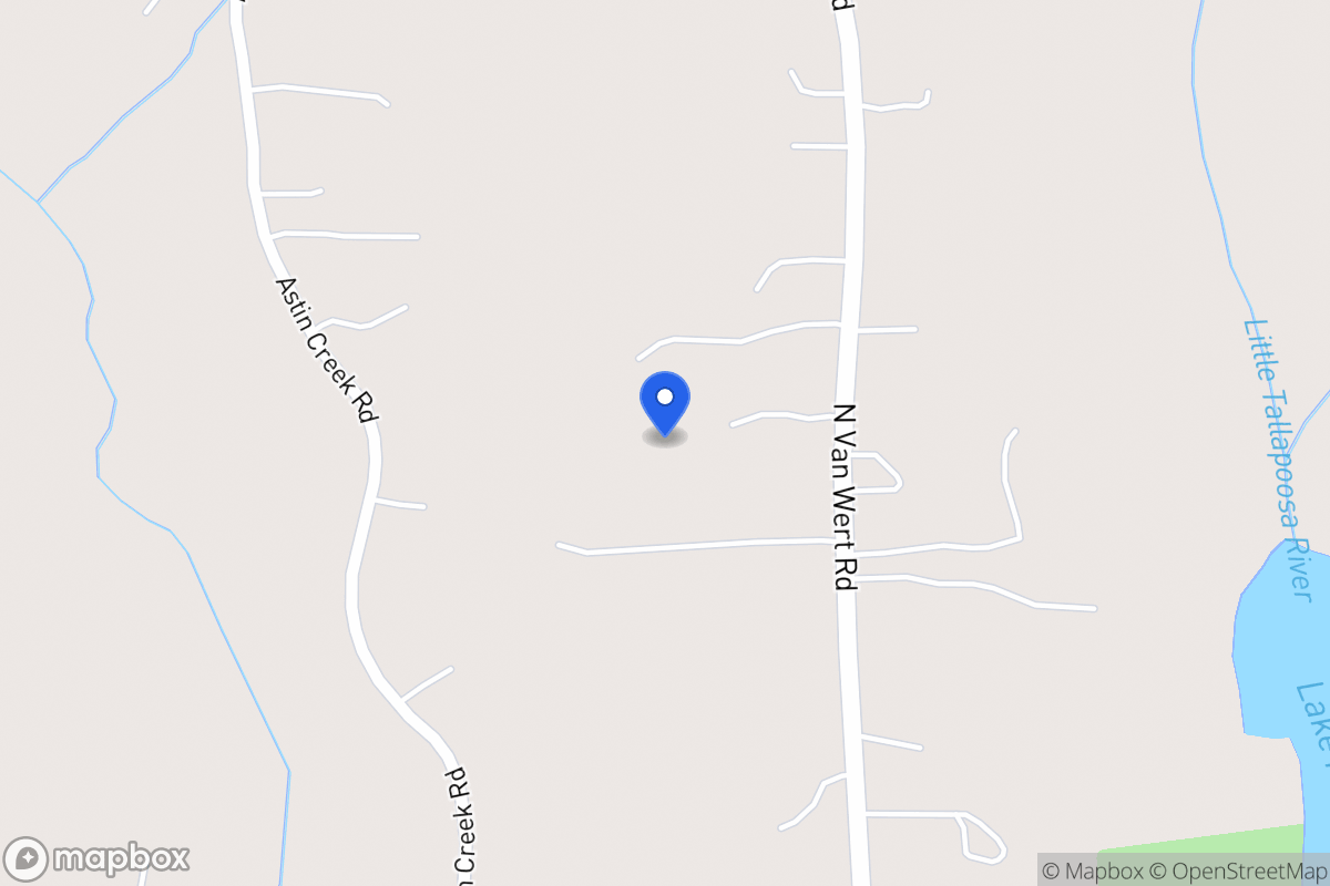 Map of 1122 N Van Wert Rd