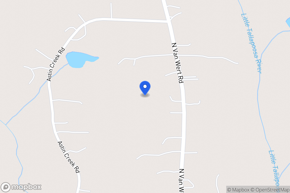 Map of 1224 N Van Wert Rd
