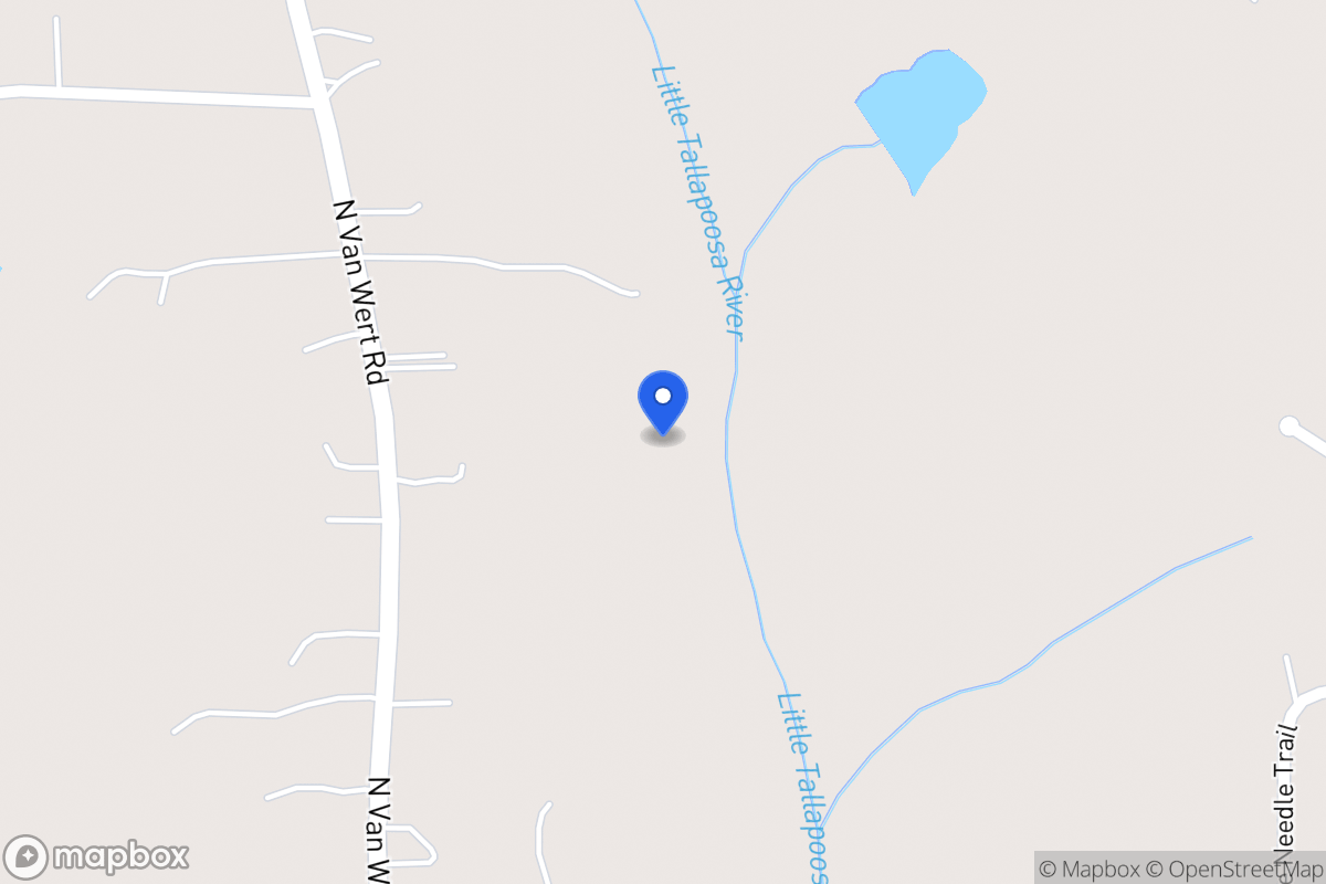 Map of 1229 N Van Wert Rd
