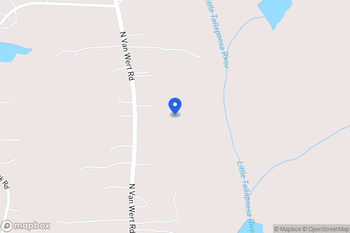 Map of 1209 N Van Wert Rd