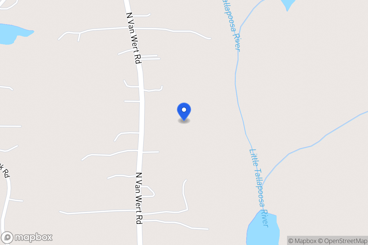 Map of 1177 N Van Wert Rd