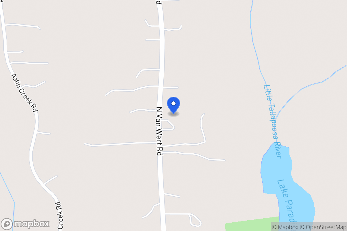 Map of 1107 N Van Wert Rd