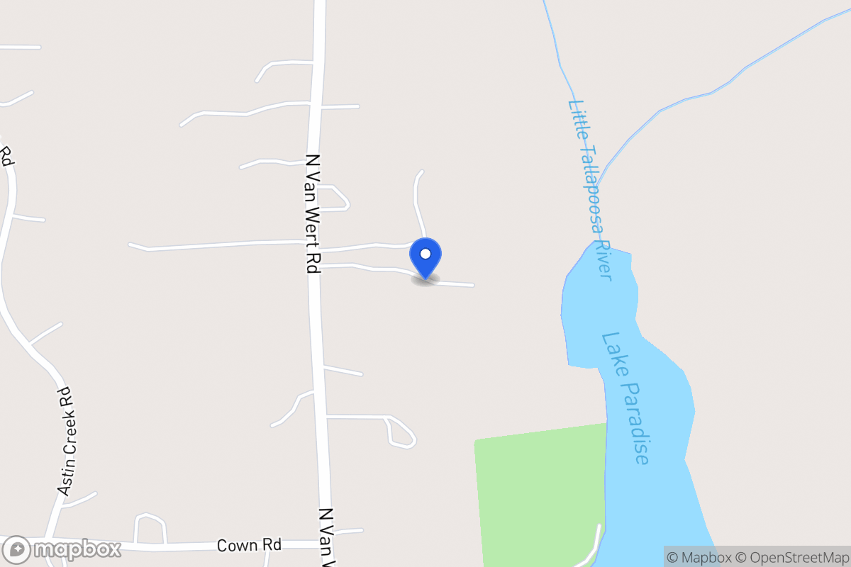 Map of 1073 N Van Wert Rd