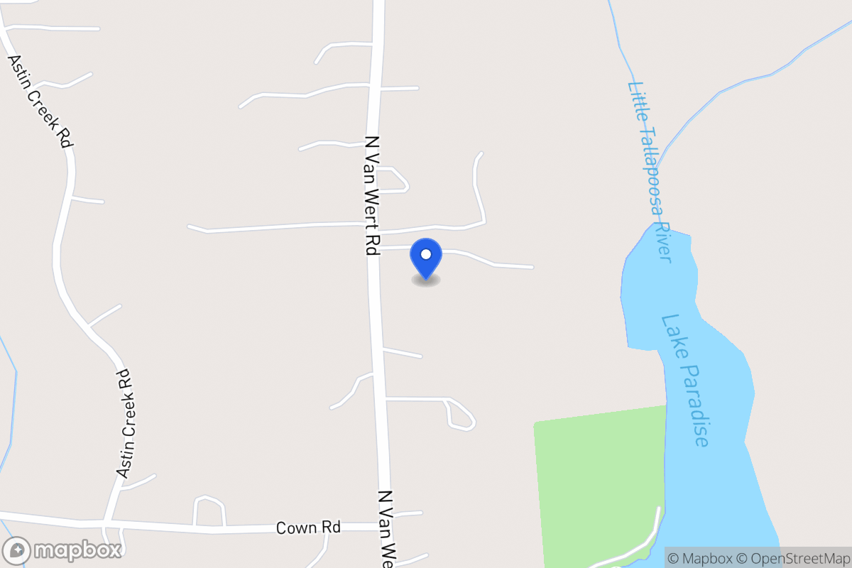 Map of 1071 N Van Wert Rd