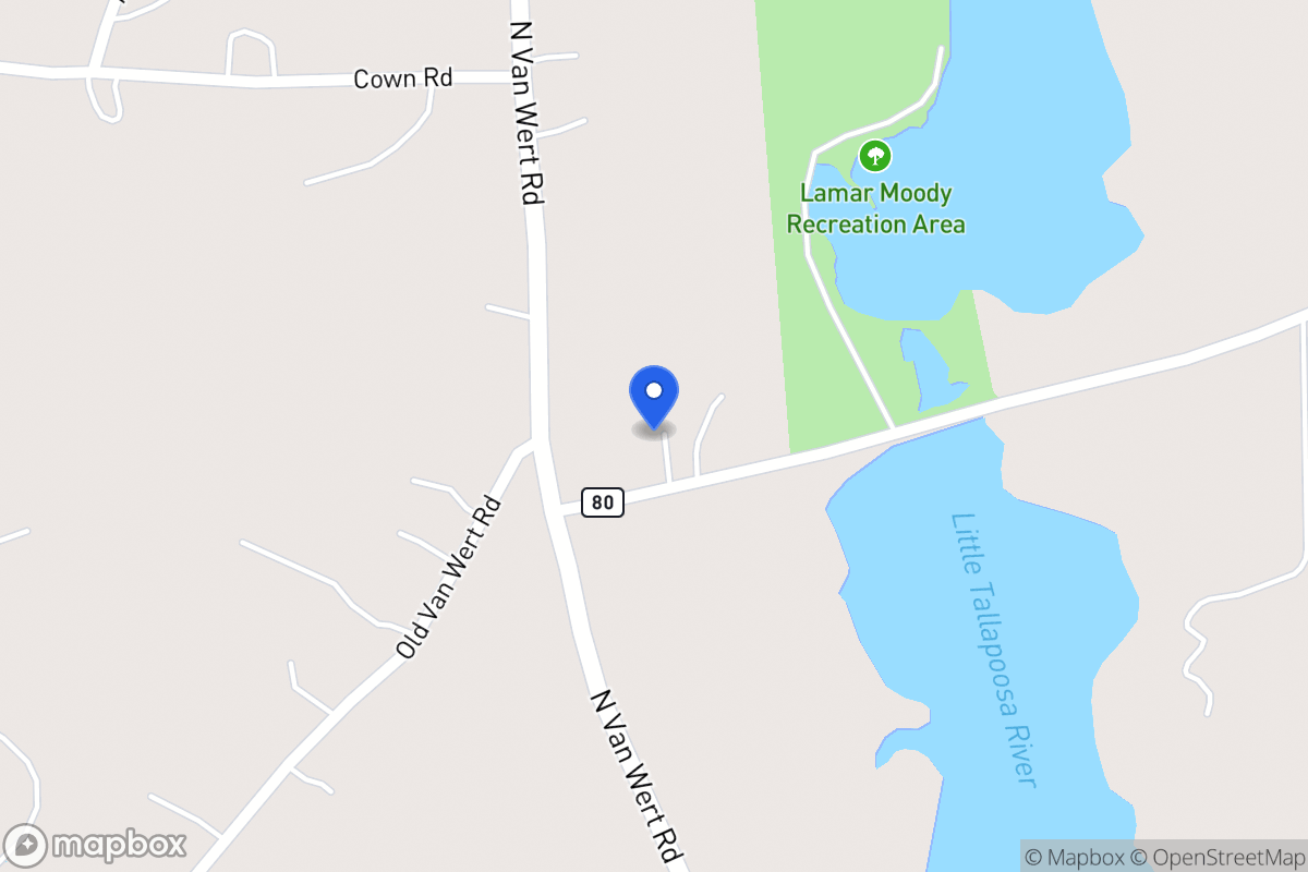Map of 2737 Lake Paradise Rd