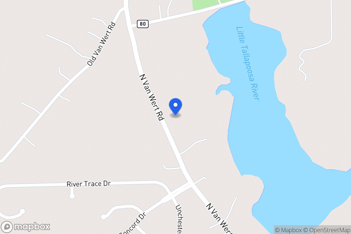 Map of 509 N Van Wert Rd