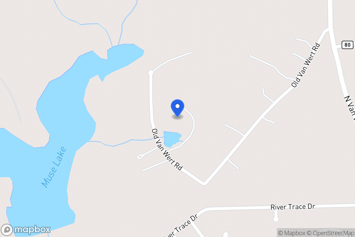 Map of 3213 Old Van Wert Rd