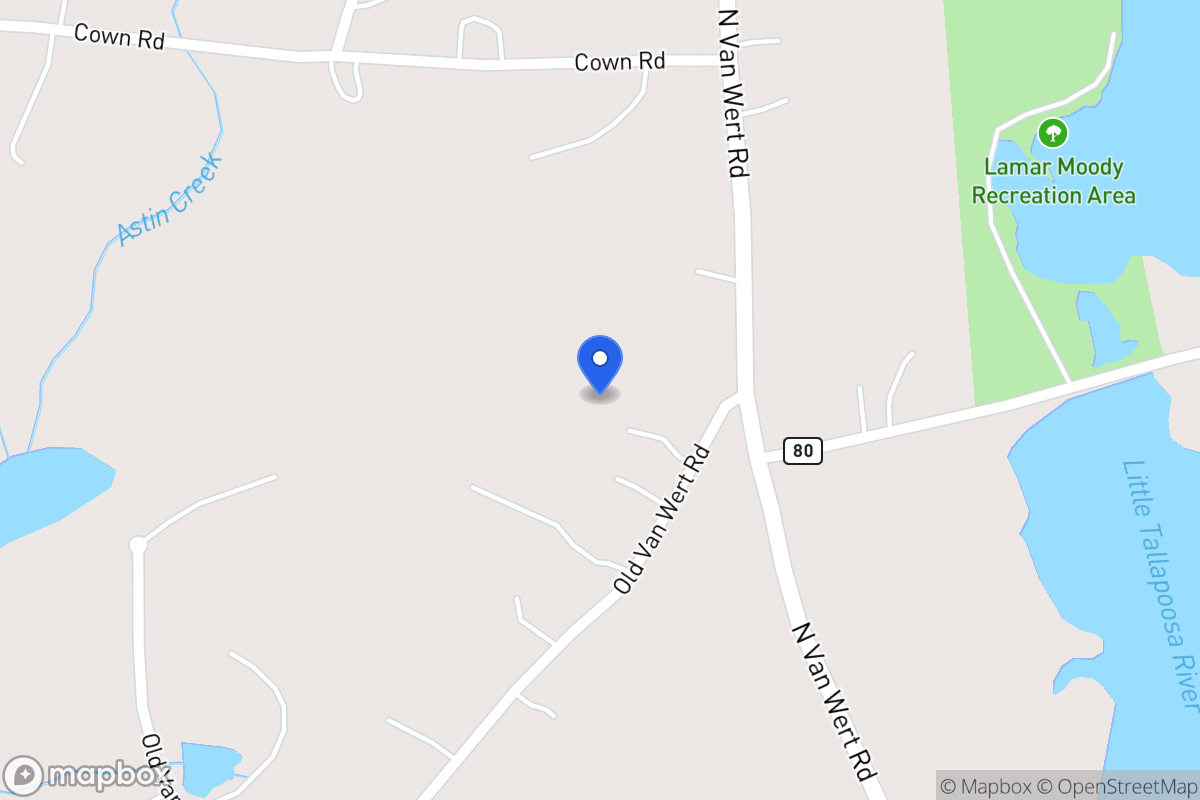 Map of 2805 Old Van Wert Rd