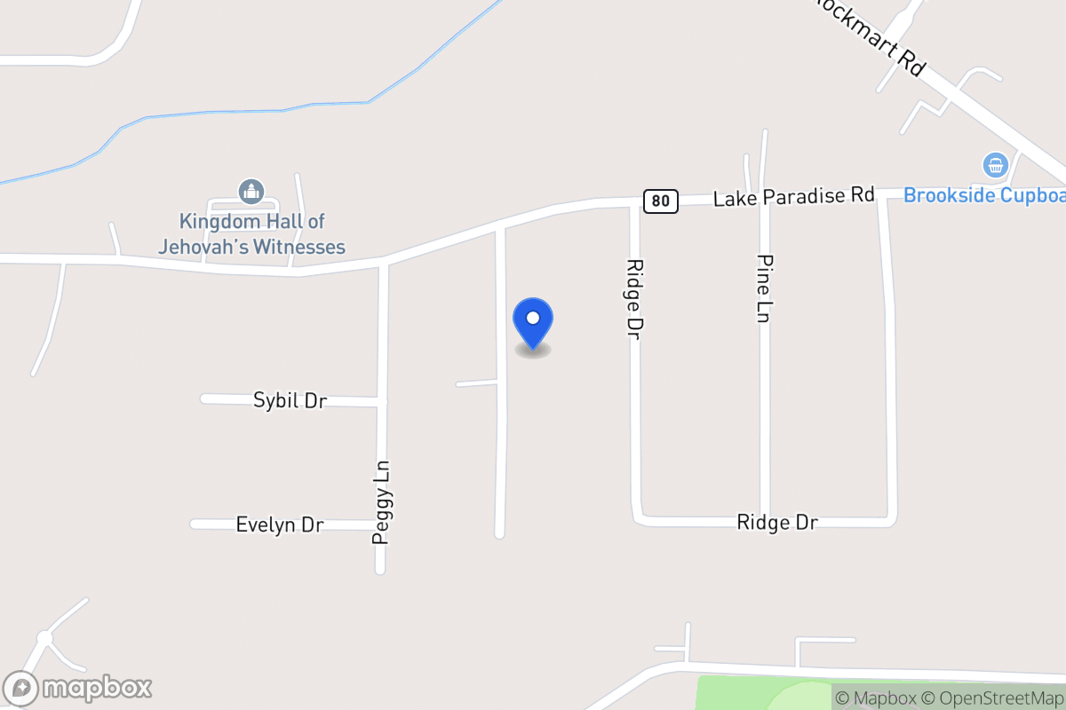 Map of 505 Jackie Ln