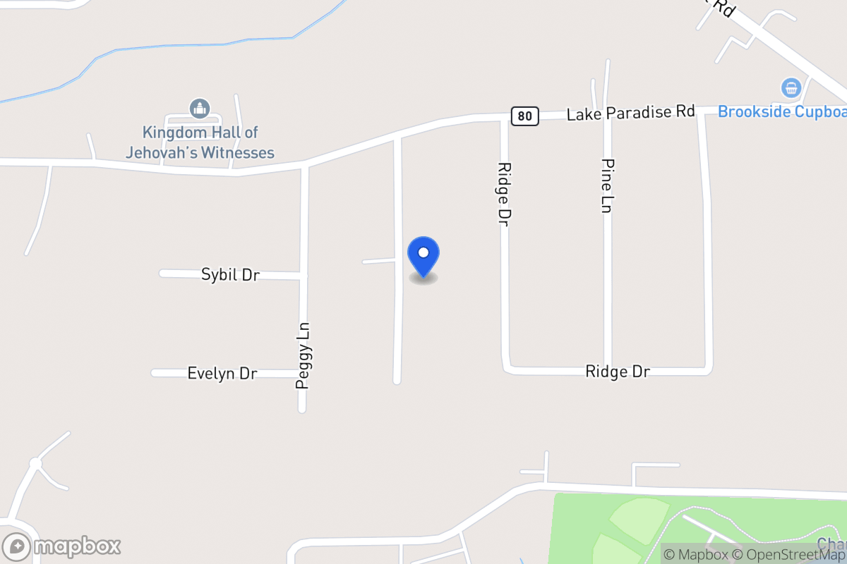 Map of 407 Jackie Ln