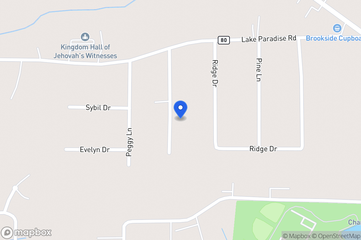 Map of 403 Jackie Ln