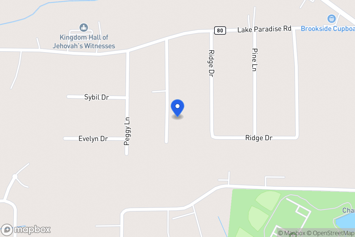 Map of 401 Jackie Ln
