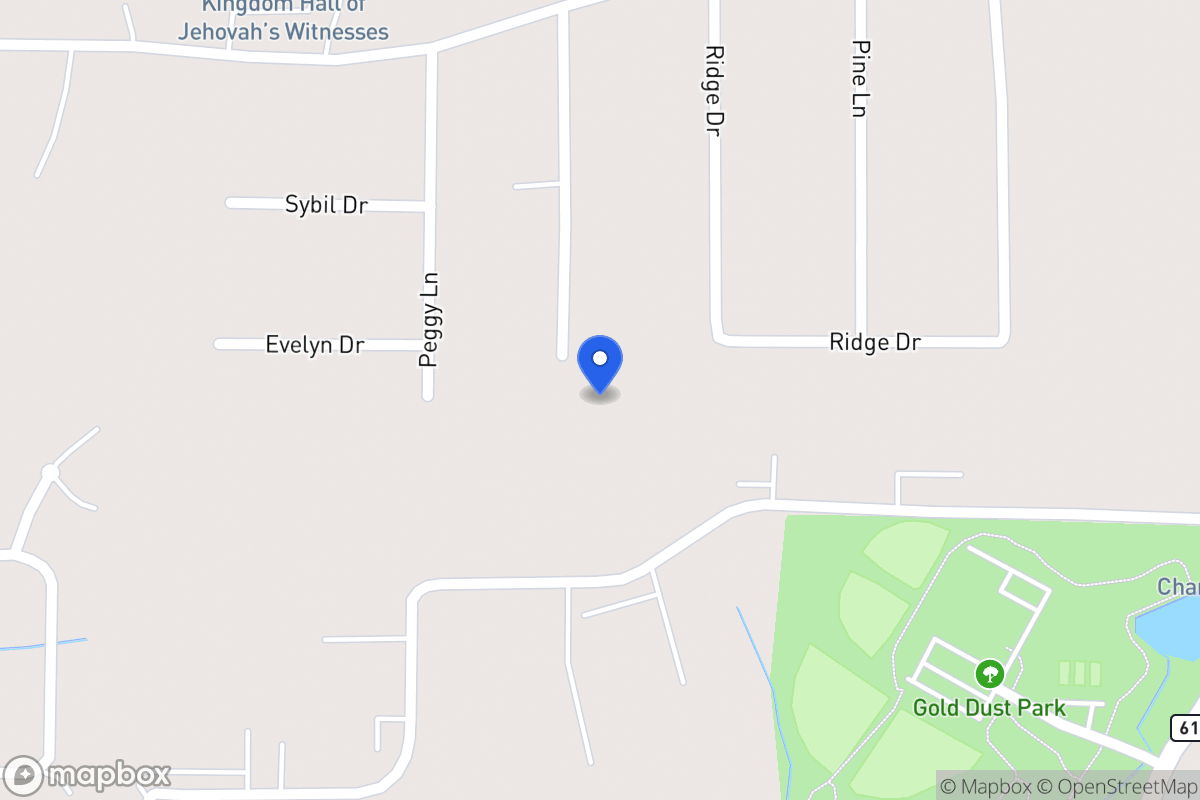 Map of 393 Jackie Ln