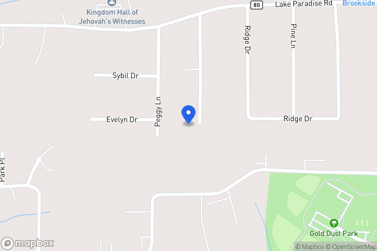 Map of 394 Jackie Ln