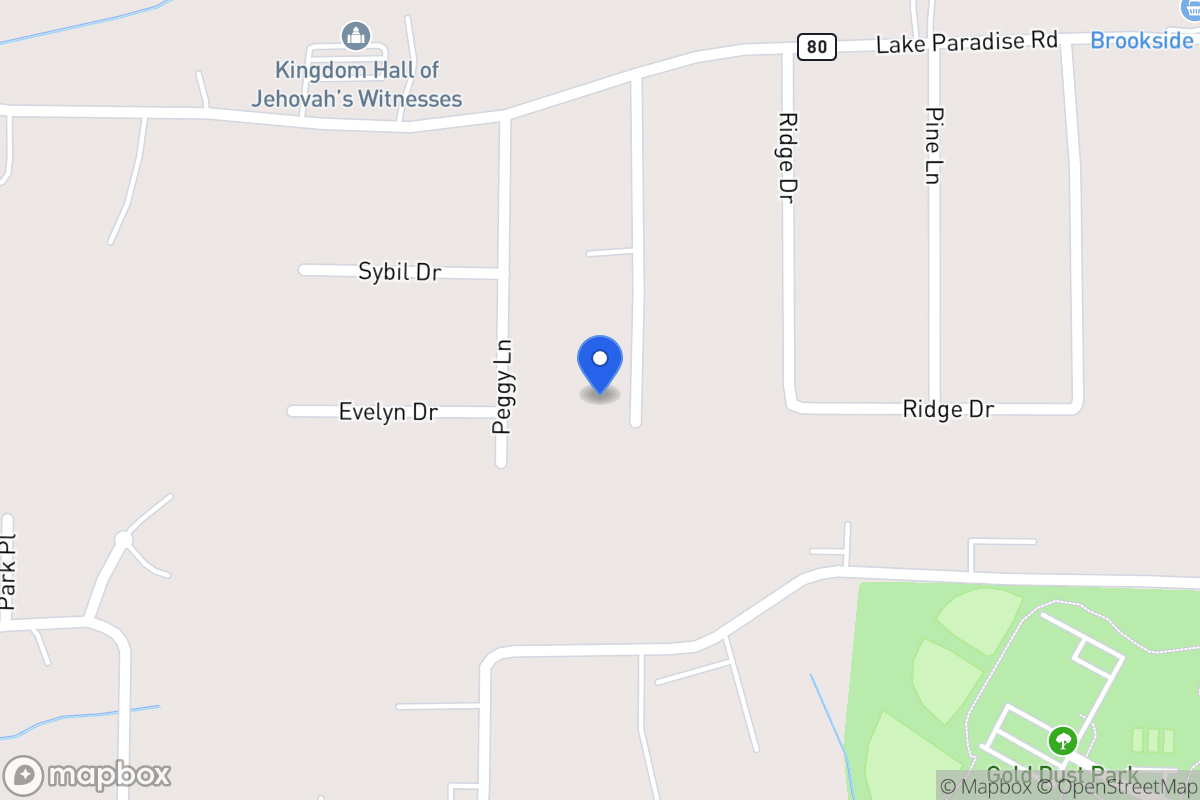 Map of 396 Jackie Ln