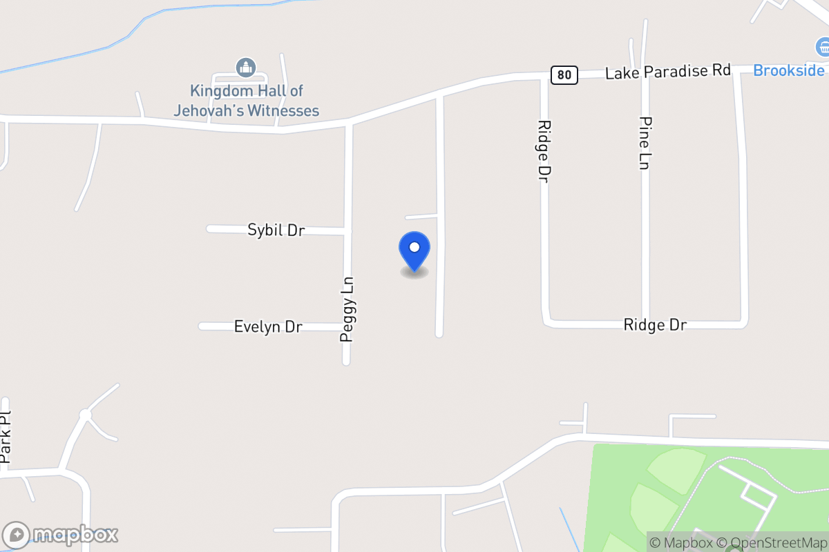 Map of 400 Jackie Ln