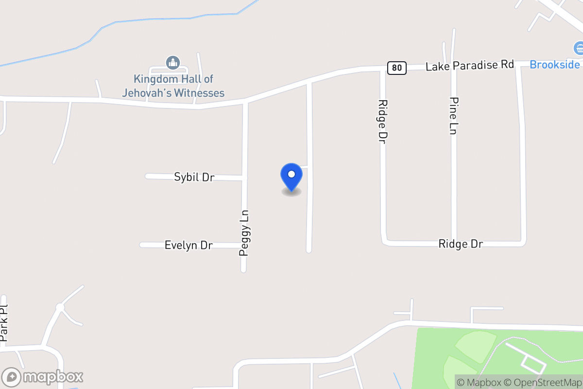 Map of 402 Jackie Ln