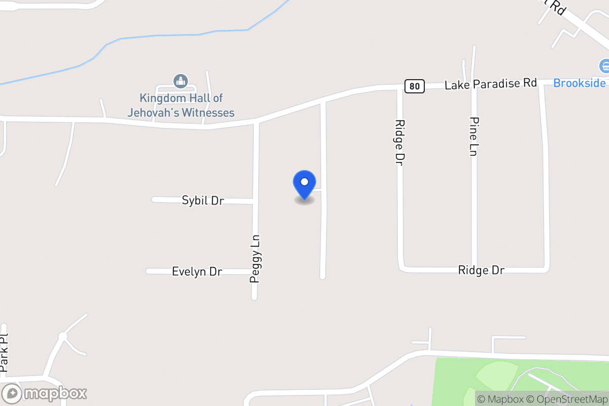 Map of 404 Jackie Ln