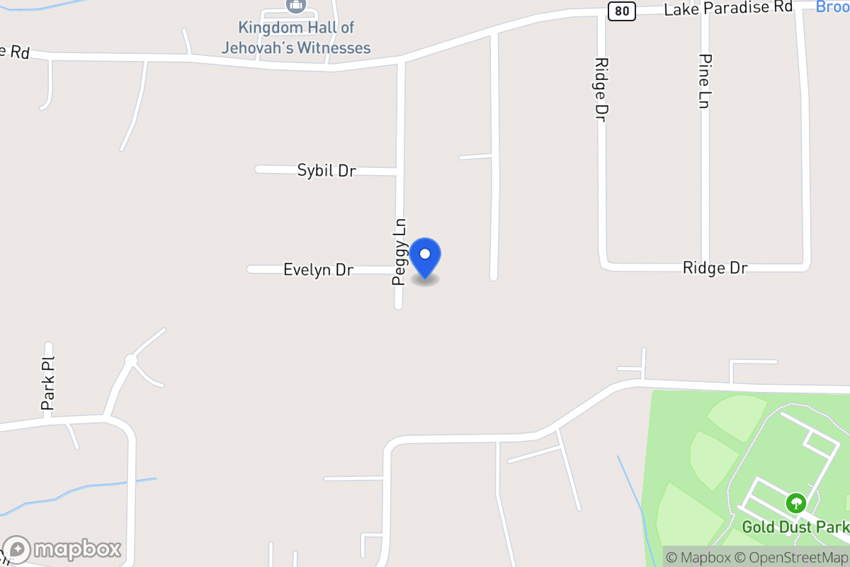 Map of 405 Peggy Ln