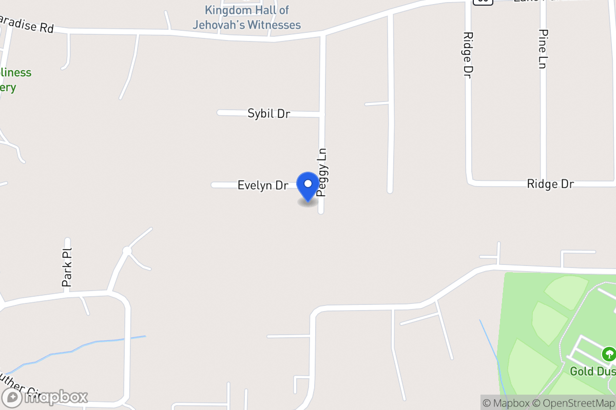 Map of 1502 Evelyn Dr
