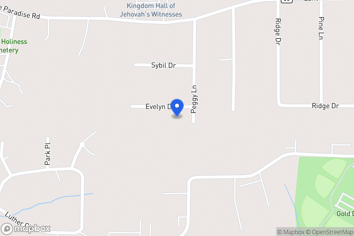 Map of 1504 Evelyn Dr