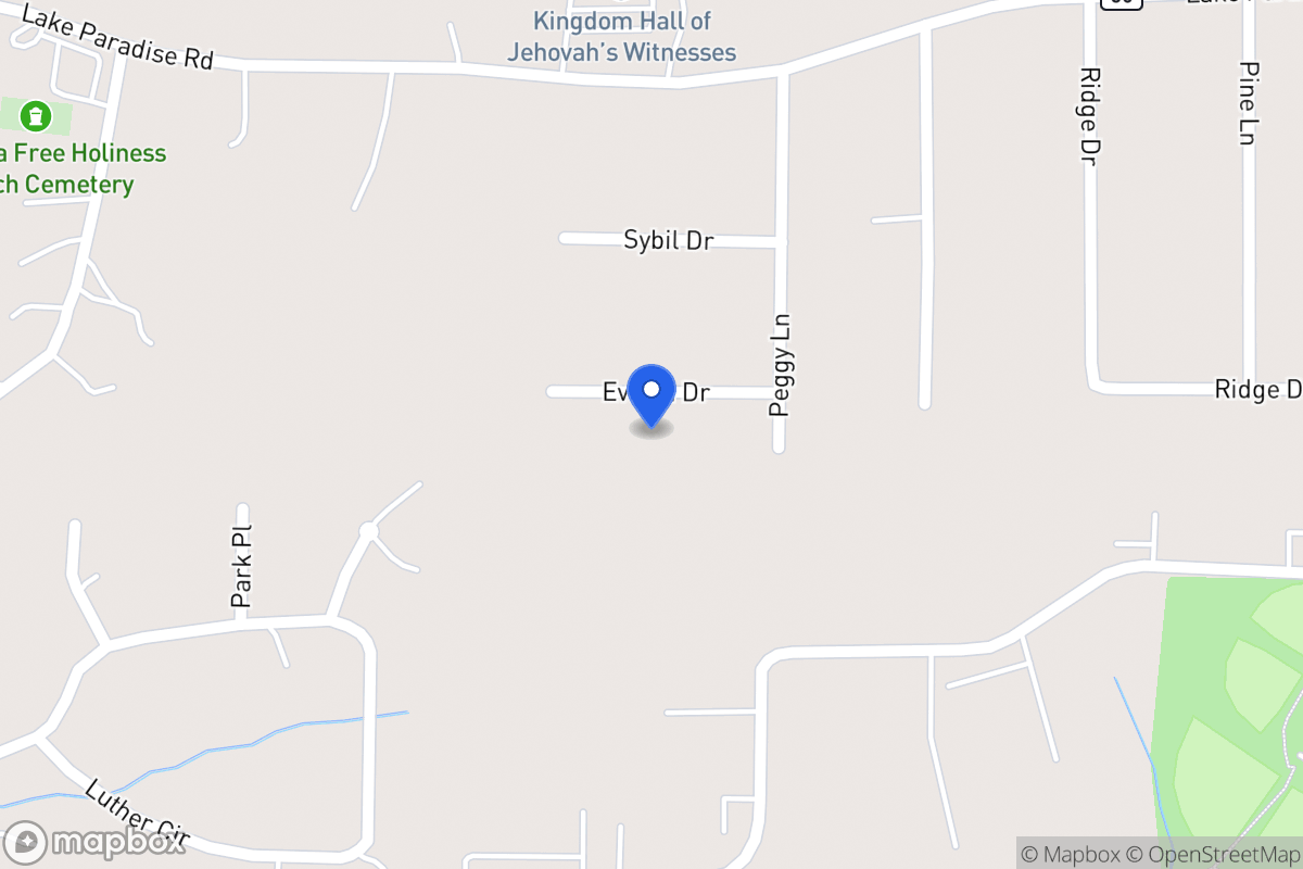 Map of 1508 Evelyn Dr