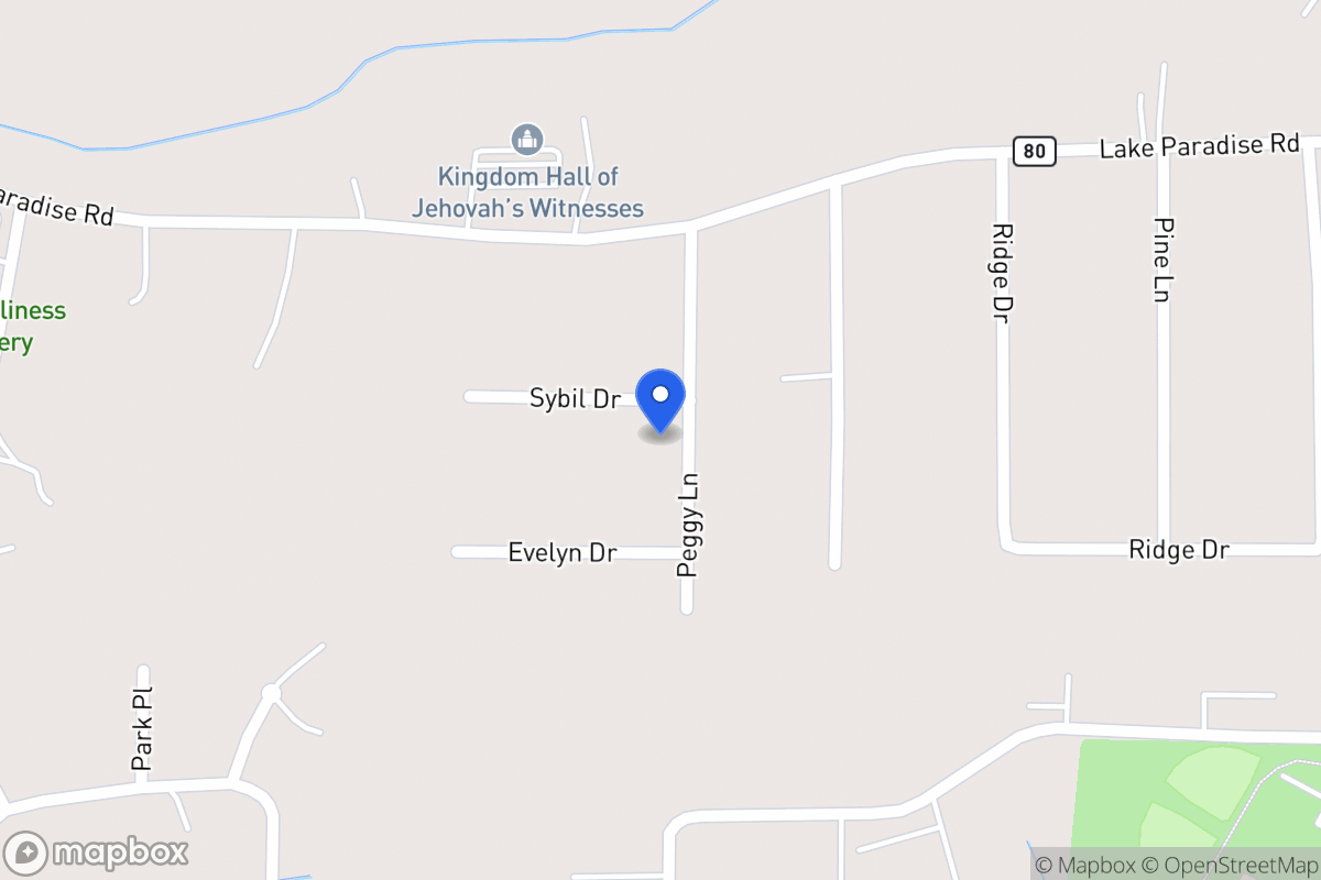 Map of 508 Peggy Ln