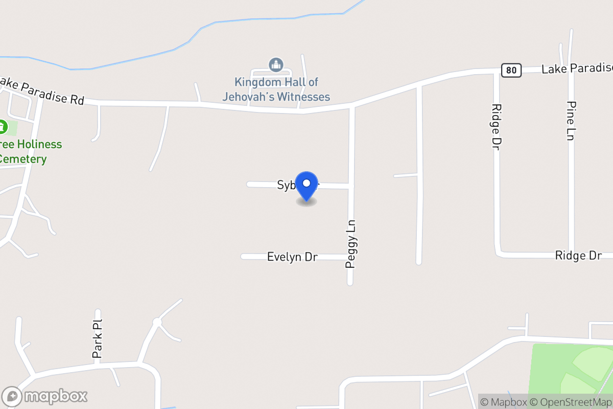 Map of 1506 Syble Dr