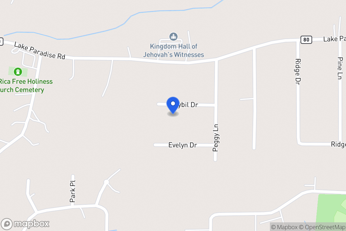 Map of 1510 Syble Dr
