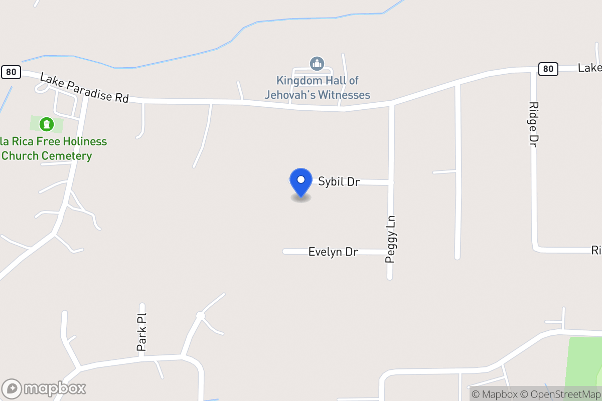 Map of 1512 Syble Dr