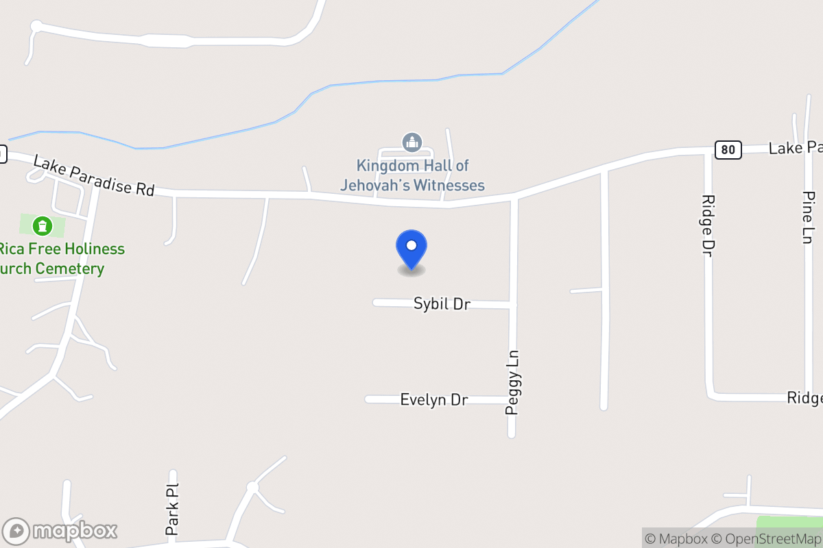 Map of 1509 Syble Dr