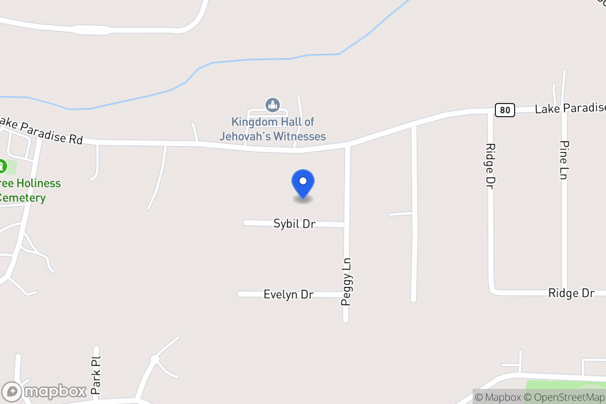 Map of 1505 Syble Dr
