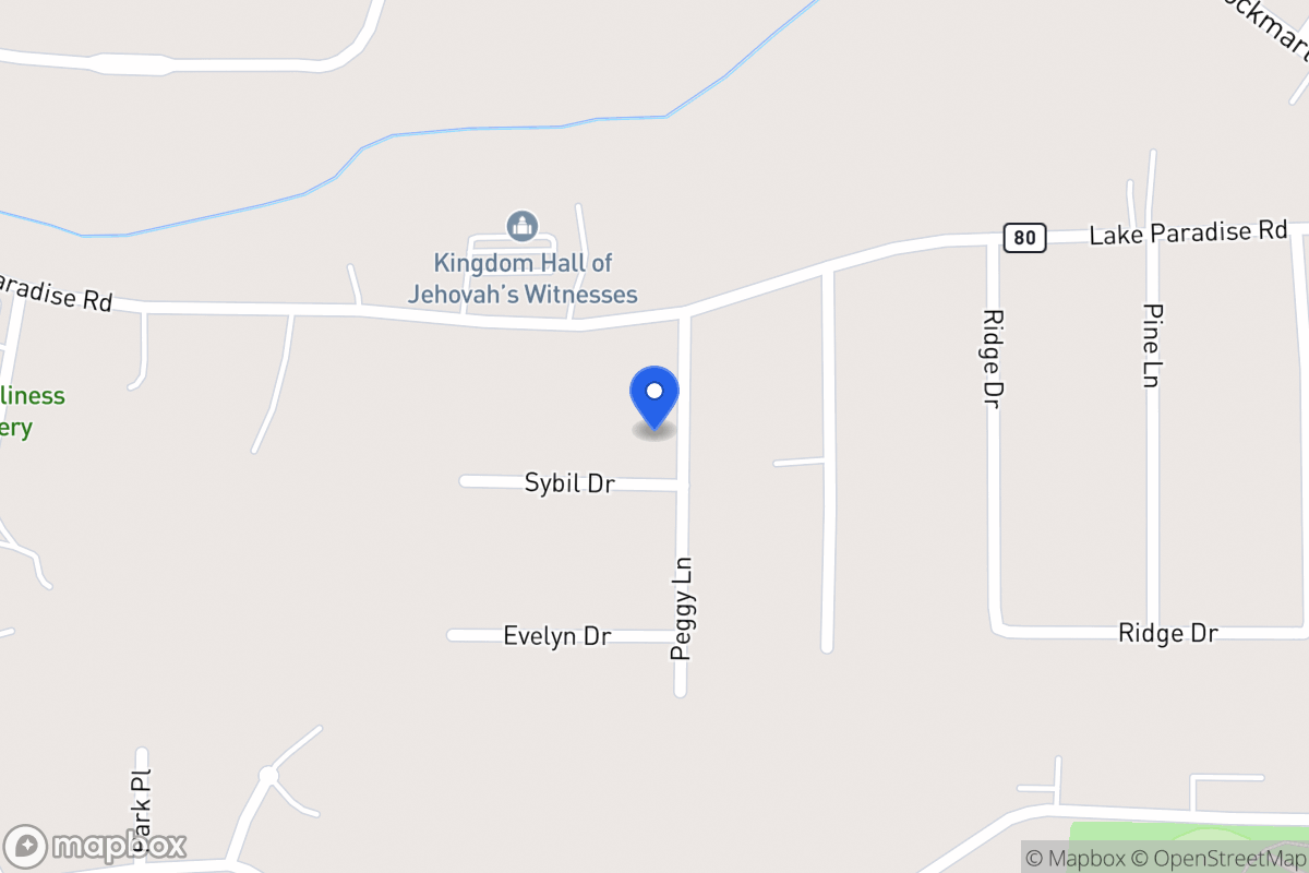 Map of 606 Peggy Ln