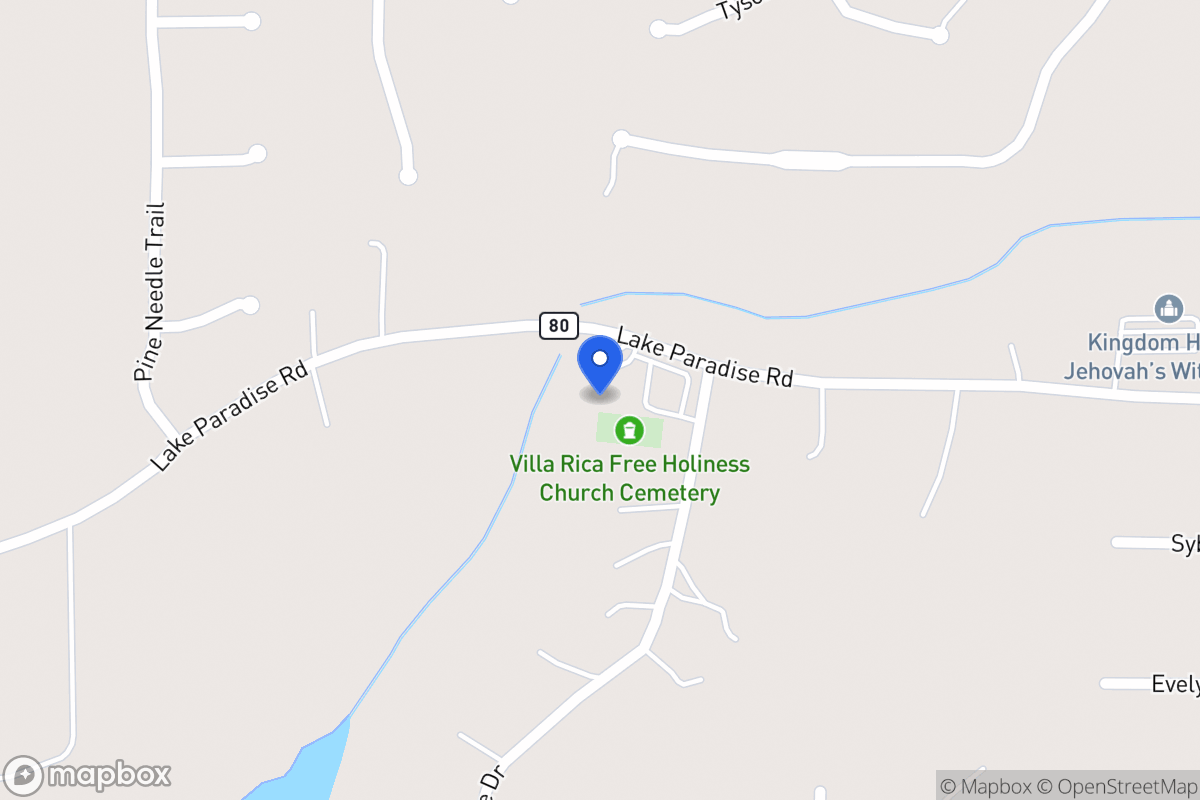 Map of 2000 Lake Paradise Rd