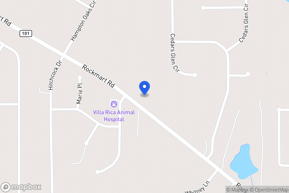 Map of 1667 Rockmart Rd