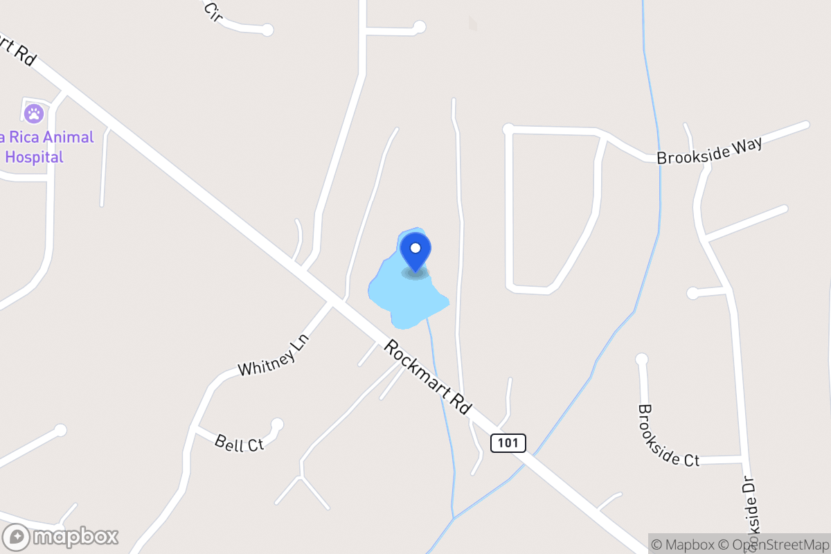 Map of 1431 Rockmart Rd