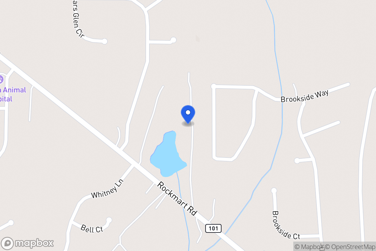 Map of 1433 Rockmart Rd