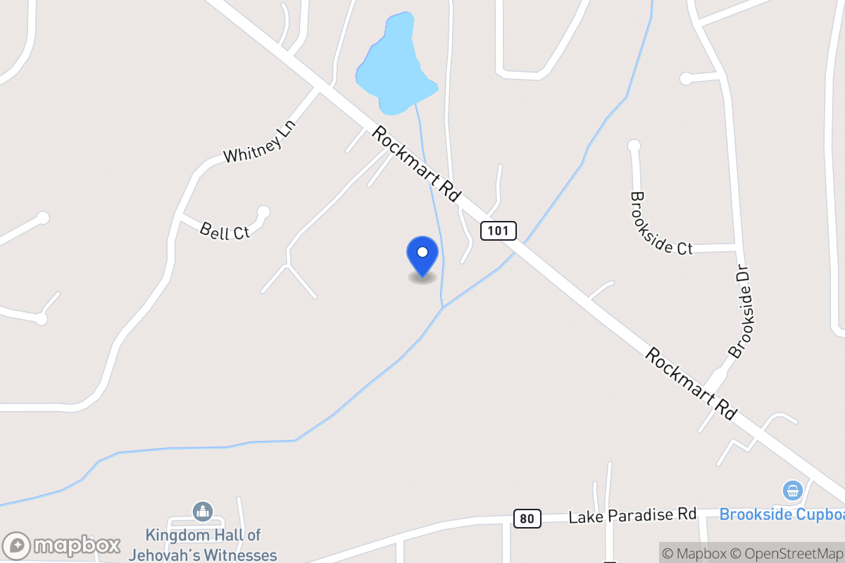 Map of 1420 Rockmart Rd