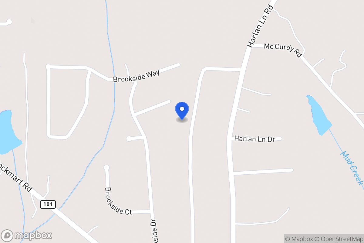 Map of 166 Sunny Ln