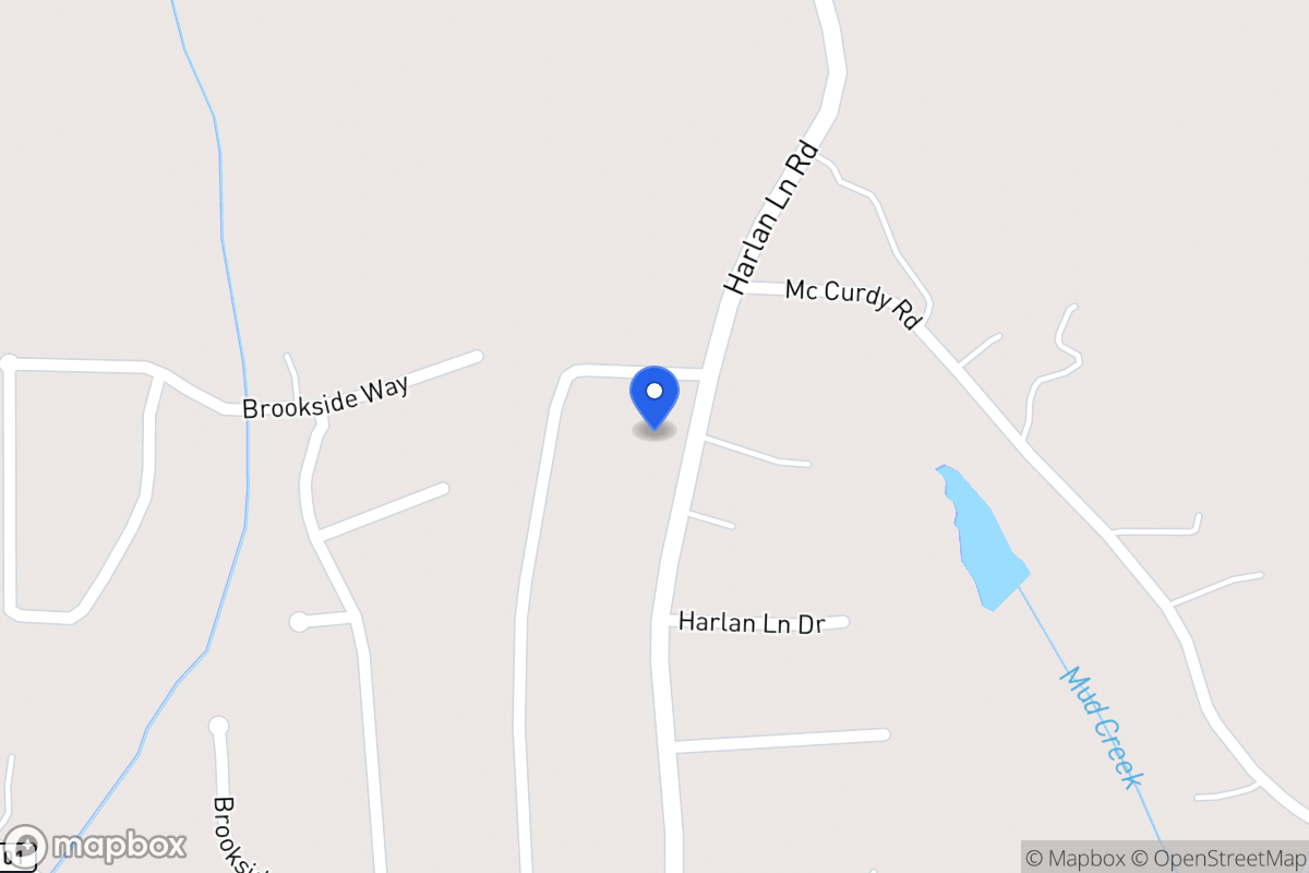 Map of 278 Harlan Lane Rd
