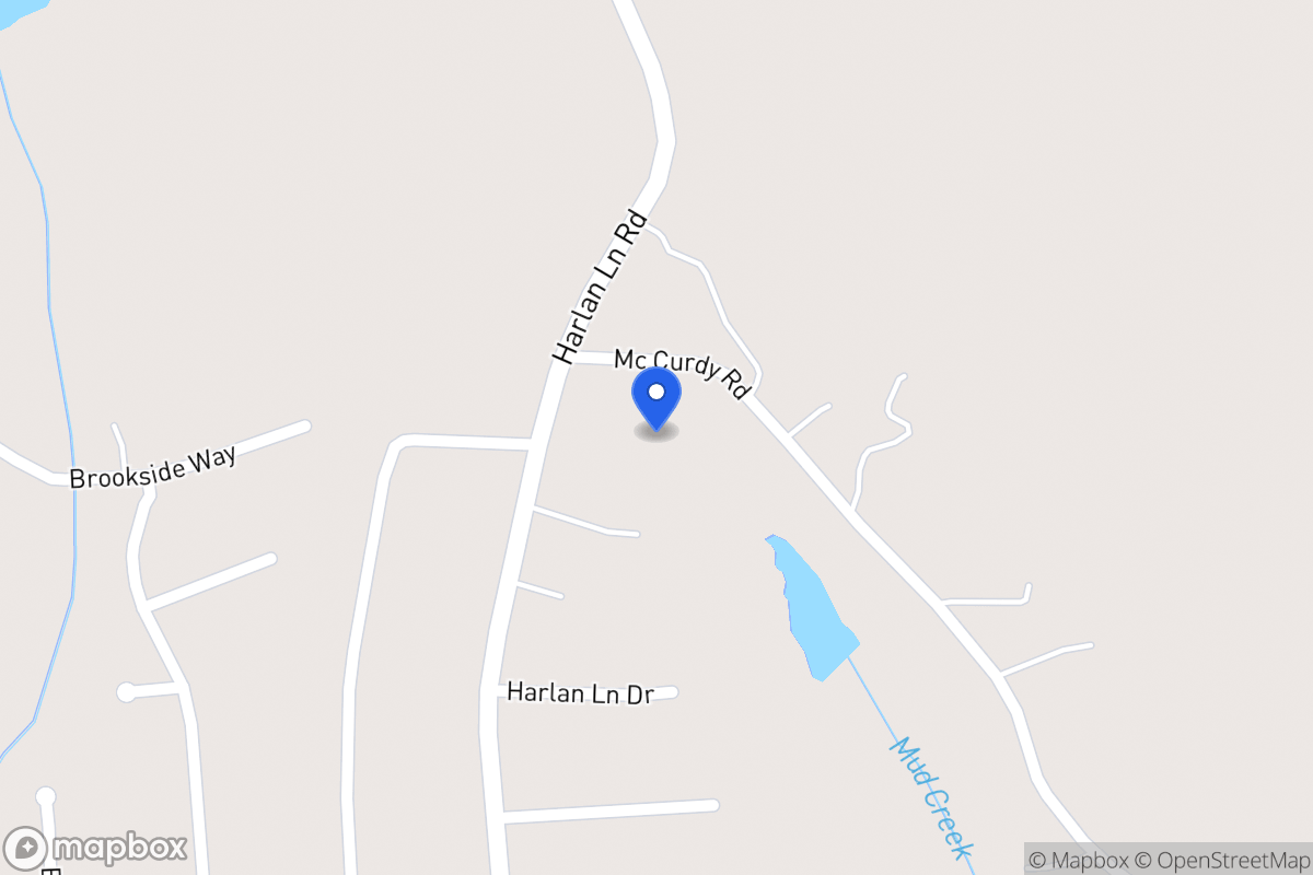 Map of 311 Harlan Lane Rd